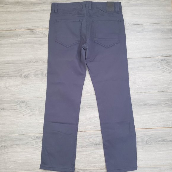 Marc Ecko Men's Straight Leg Slim Fit Trouser Pants Navy Blue Size 32 - Picture 5 of 8